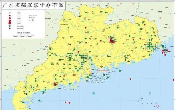 广东地震-广东地震带分布图-第2张图片